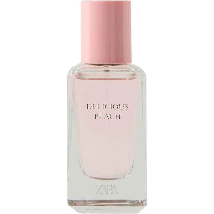 Zara Delicious Peach perfume bottle