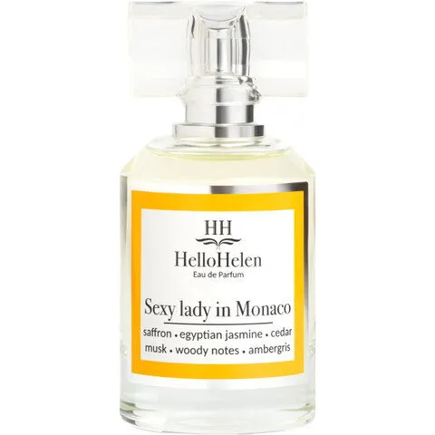 HelloHelen Sexy Lady in Monaco perfume bottle