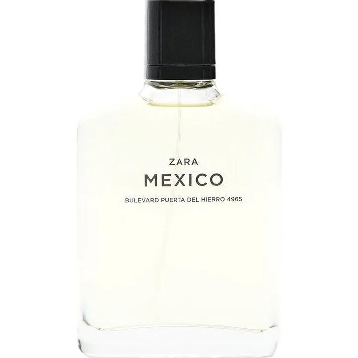 Zara Mexico Bulevard Puerta del Hierro 4965 parfüm şişesi