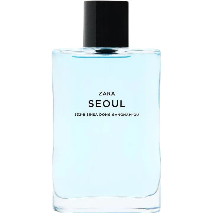 Zara Seoul 532-8 Sinsa Dong Gangnam-Gu perfume bottle