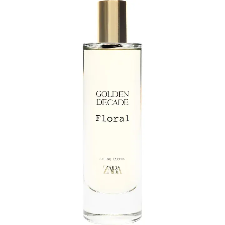 Zara Golden Floral Decade perfume bottle