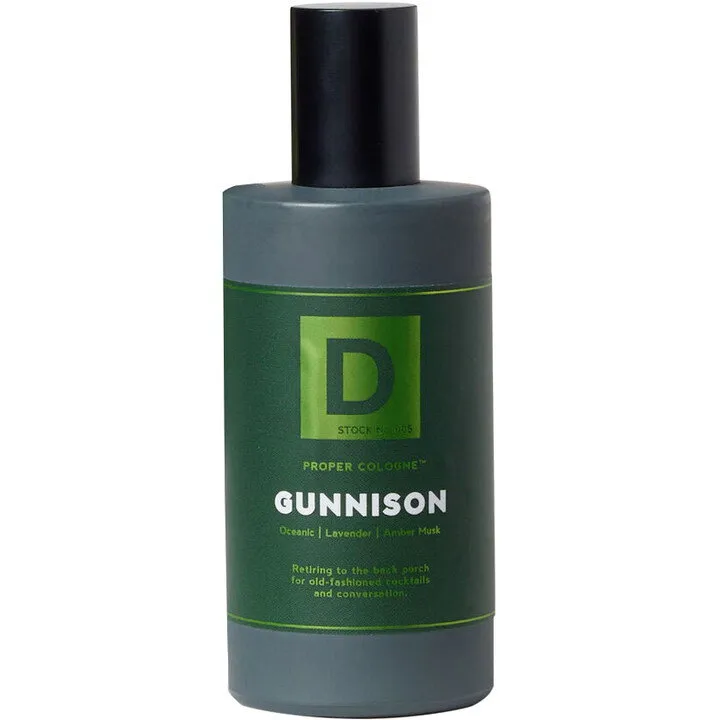 Duke Cannon Gunnison perfume bottle