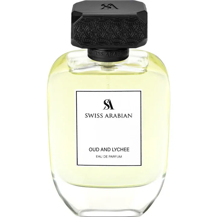Swiss Arabian Oud and Lychee parfüm şişesi