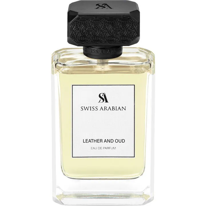Swiss Arabian Leather and Oud parfüm şişesi