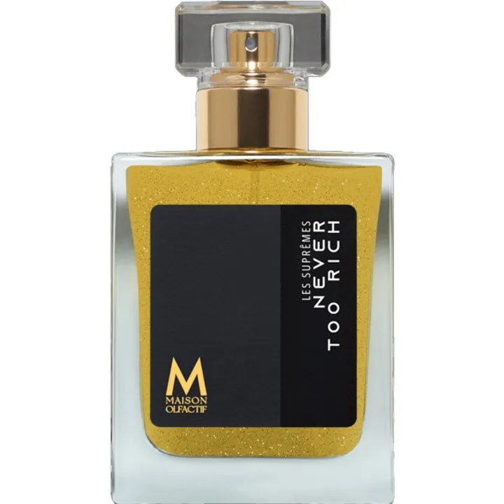 Maison Olfactif Never Too Rich perfume bottle