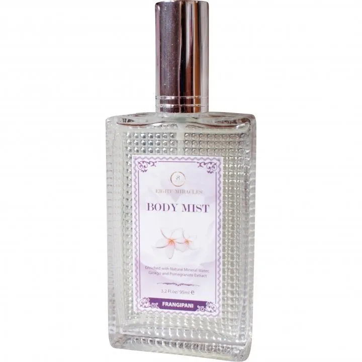 Eight Miracles Body Mist Frangipani parfüm şişesi