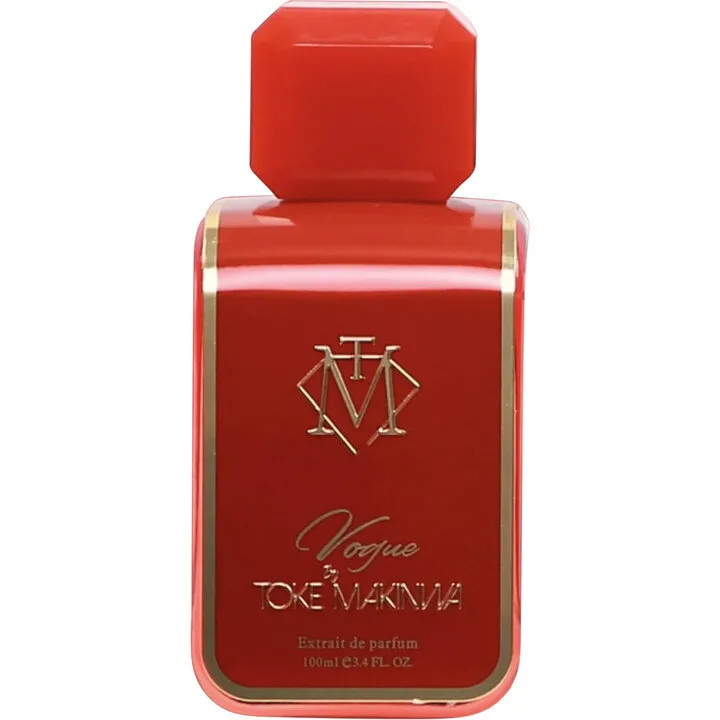 Toke Makinwa Vogue perfume bottle