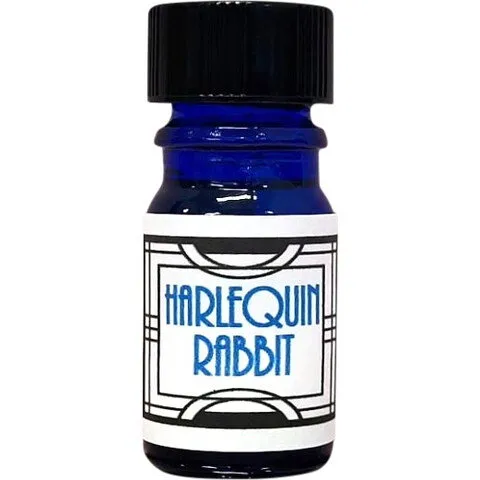 Nui Cobalt Designs Harlequin Rabbit perfume bottle