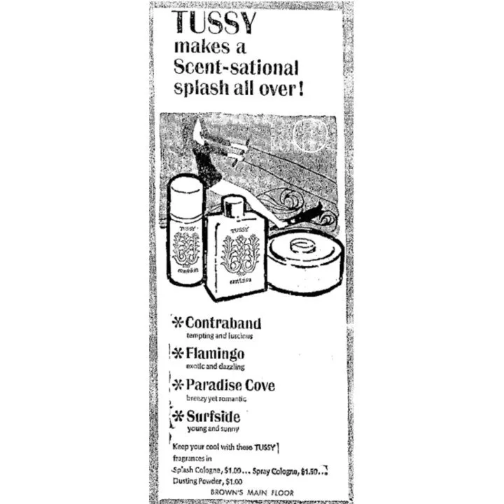 Tussy Paradise Cove perfume bottle