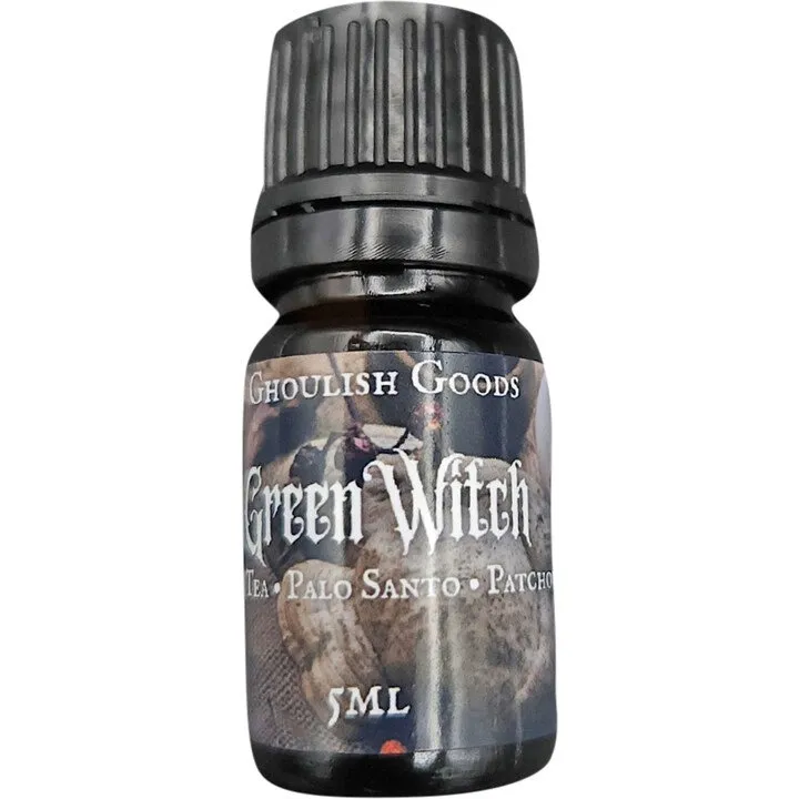 Ghoulish Goods Green Witch perfume bottle