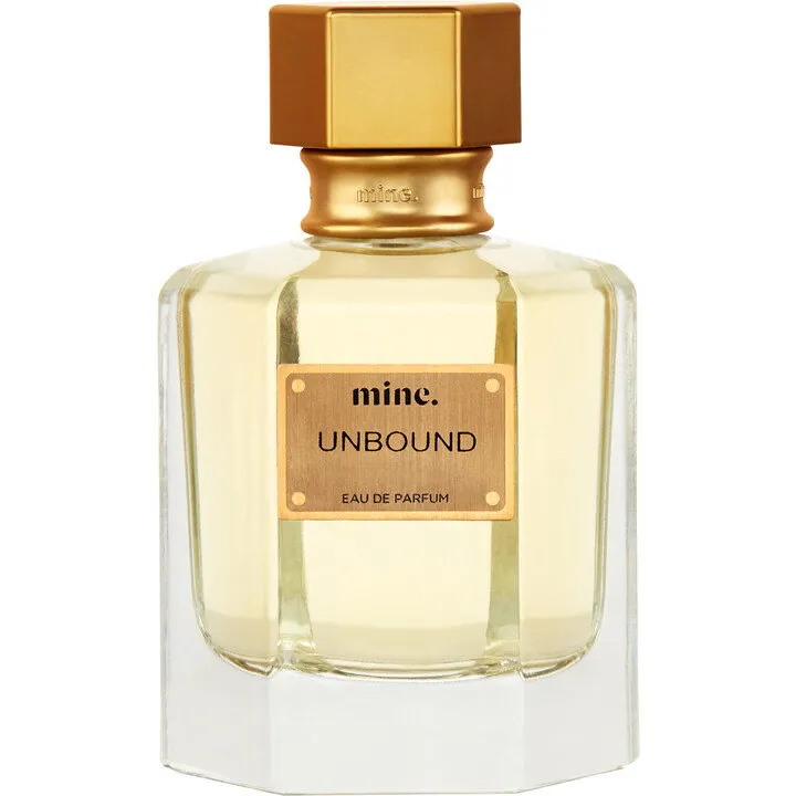 mine. Unbound perfume bottle
