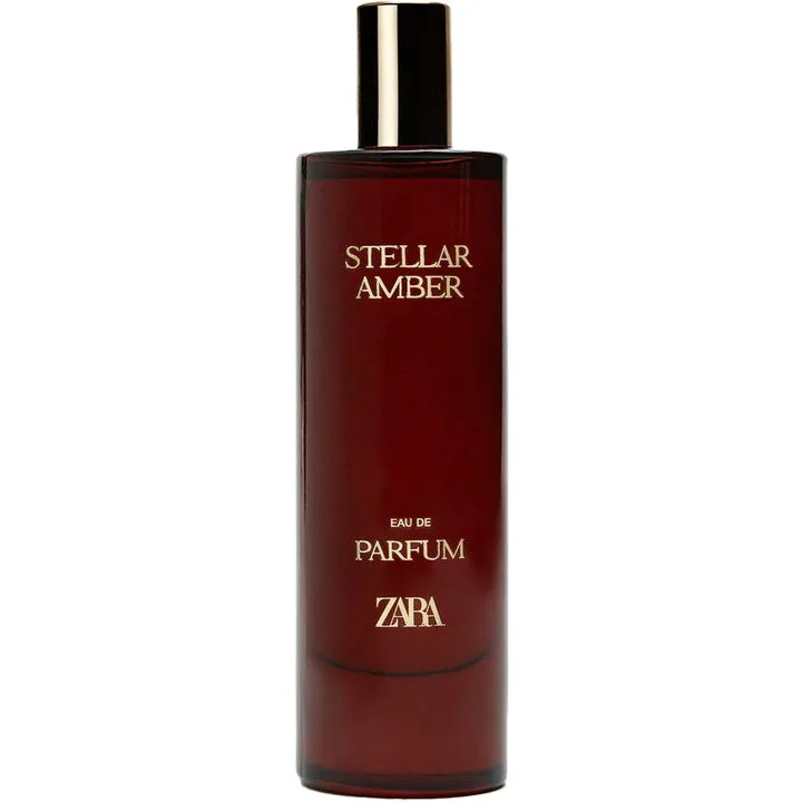 Zara Stellar Amber perfume bottle