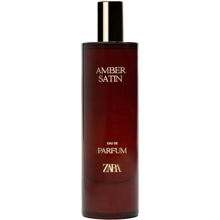 Zara Amber Satin perfume bottle