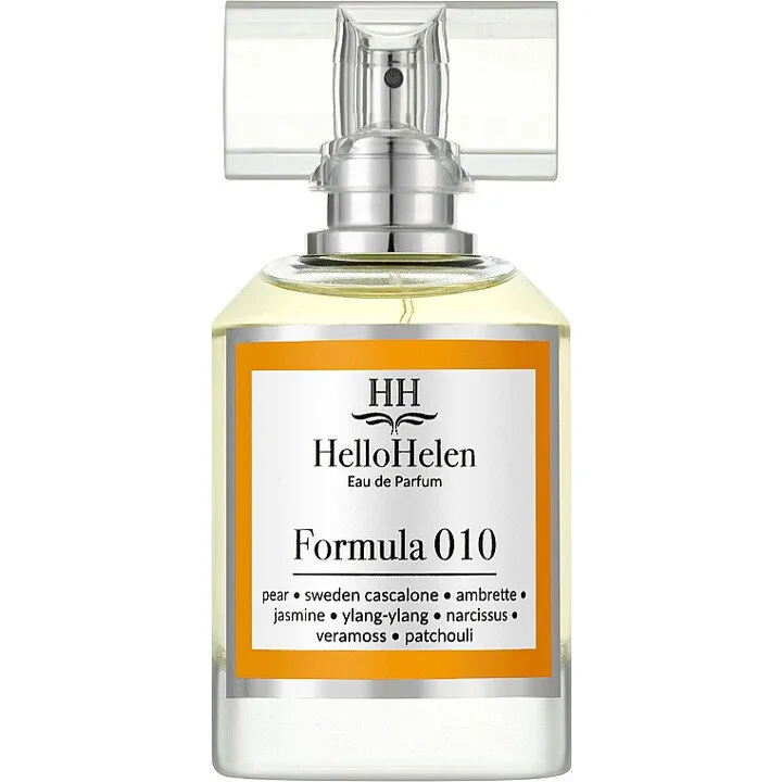 HelloHelen Formula 010 perfume bottle