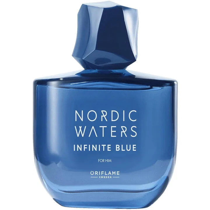 Oriflame Nordic Waters Infinite Blue for Him parfüm şişesi
