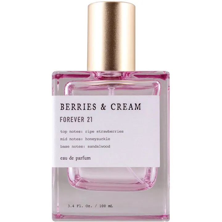 Forever 21 Berries & Cream perfume bottle