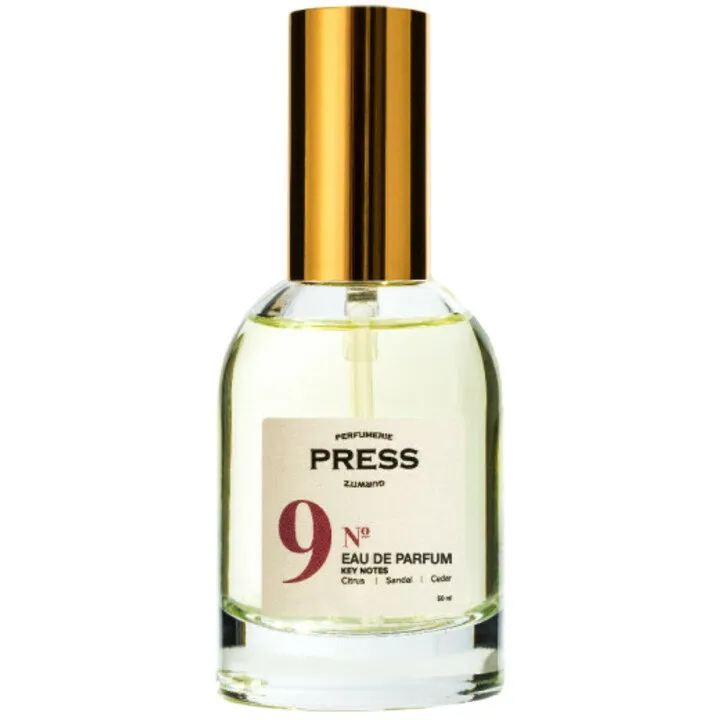 Press Gurwitz Perfumerie Eau de Parfum № 9 parfüm şişesi