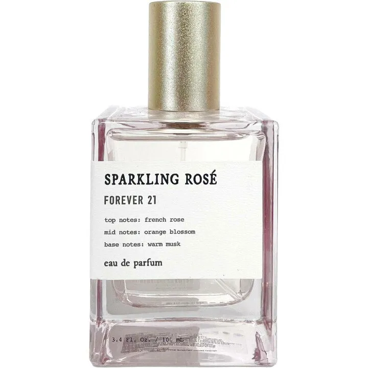 Forever 21 Sparkling Rosé perfume bottle