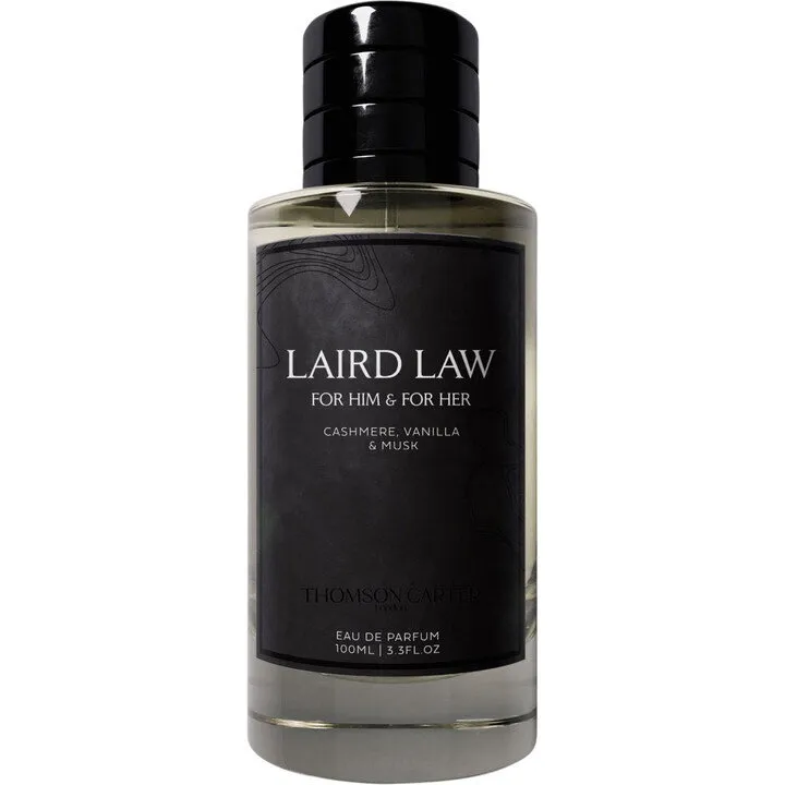 Thomson Carter Laird Law perfume bottle