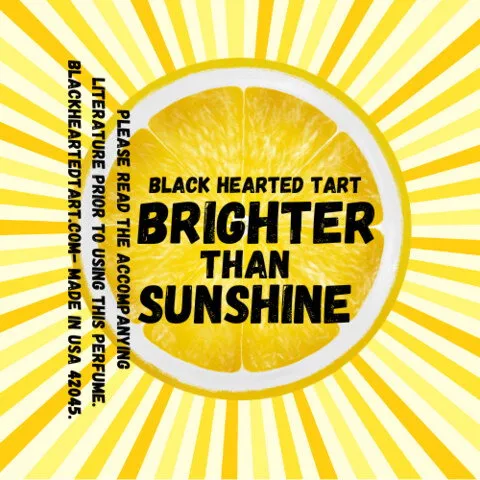 Black Hearted Tart Brighter Than Sunshine parfüm şişesi