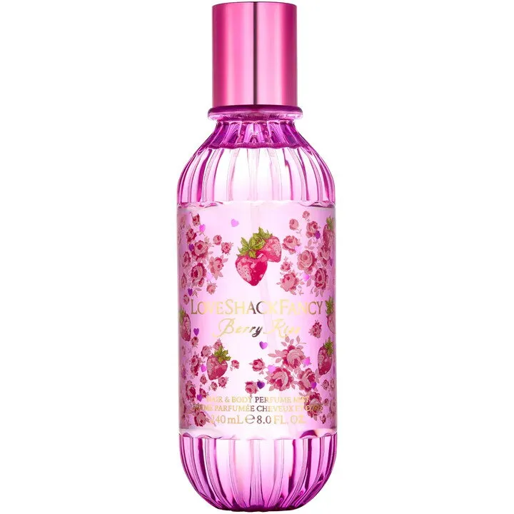 LoveShackFancy Berry Kiss perfume bottle