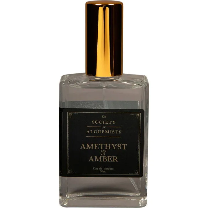 The Society of Alchemists Amethyst & Amber perfume bottle