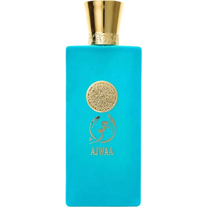 Nusuk Ajwaa Turquoise perfume bottle