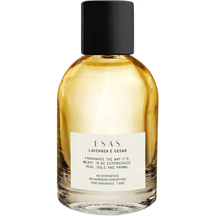 Esas Lavender & Cedar perfume bottle