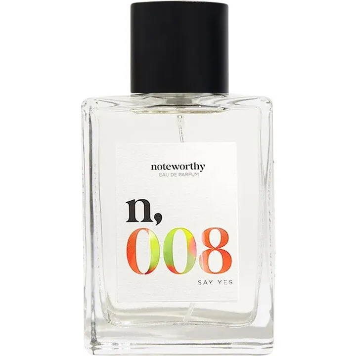 Noteworthy n,008 perfume bottle