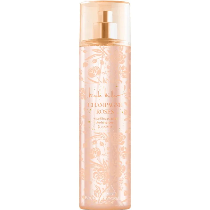 Nicole Miller Champagne Roses perfume bottle