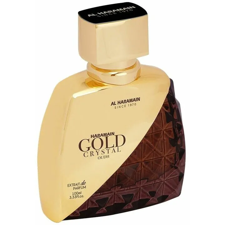 Al Haramain Haramain Gold Crystal Oudh parfüm şişesi