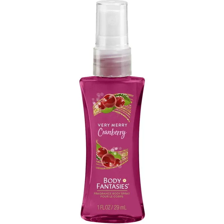 Body Fantasies Very Merry Cranberry perfume bottle