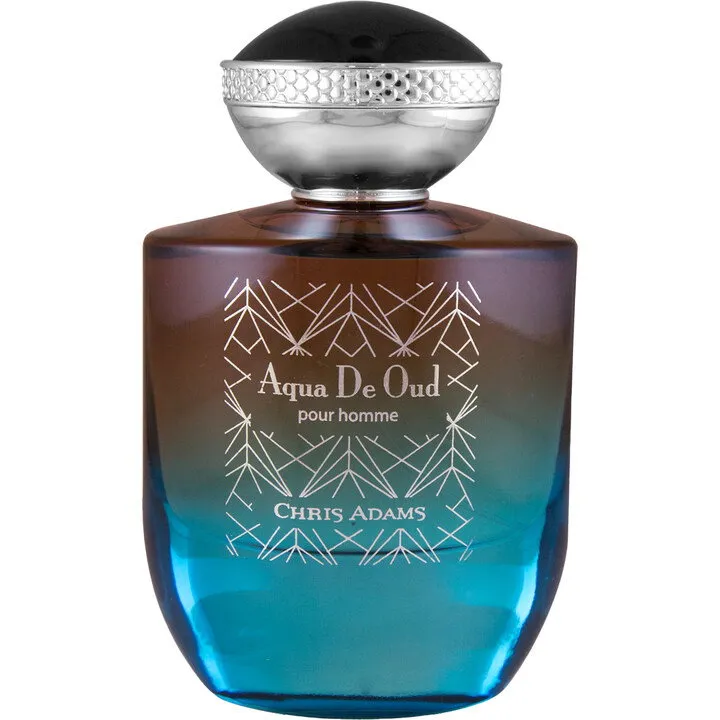 Chris Adams Aqua de Oud perfume bottle