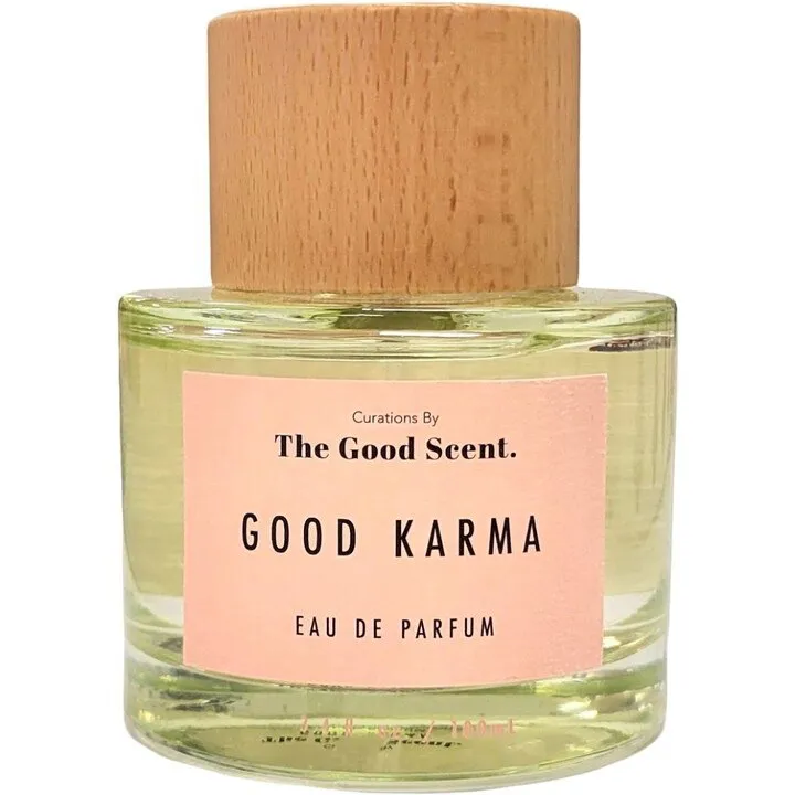 The Good Scent. Good Karma perfume bottle