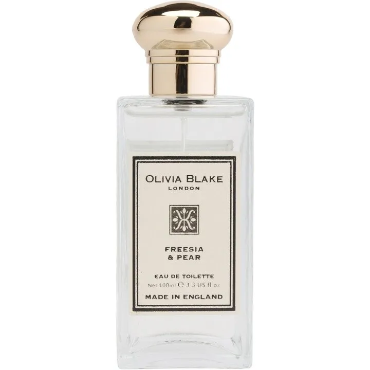Olivia Blake Freesia & Pear perfume bottle