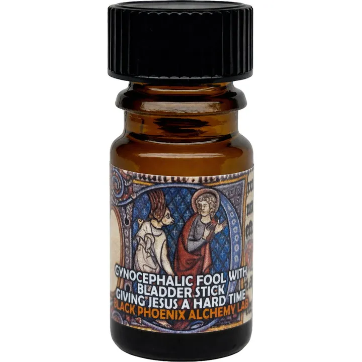 Black Phoenix Alchemy Lab Cynocephalic Fool with Bladder Stick Giving Jesus a Hard Time perfume bottle