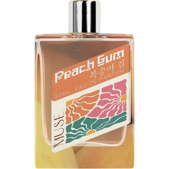 The Muse Living Peach Gum parfüm şişesi
