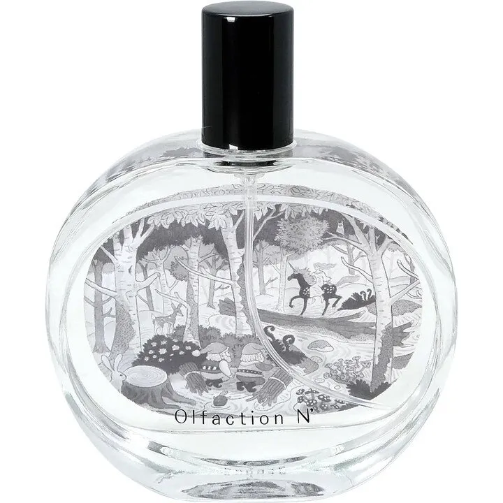 Olfaction N' White Moss Woods perfume bottle