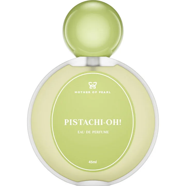 Mother of Pearl Pistachi-Oh! perfume bottle