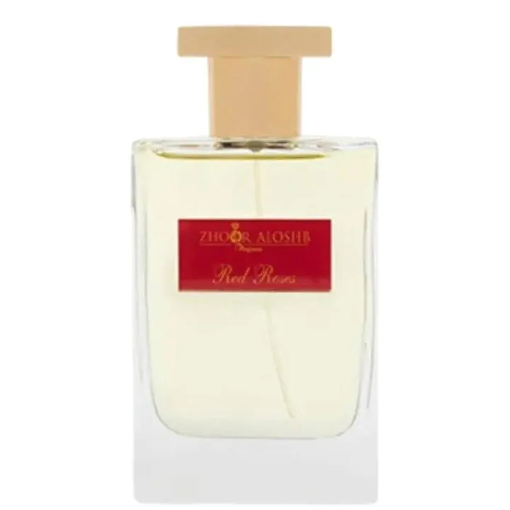 Zhoor Aloshb Red Roses perfume bottle