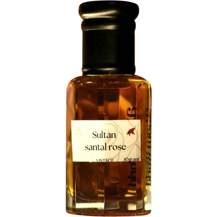 Ahom World Sultan Santal Rose perfume bottle