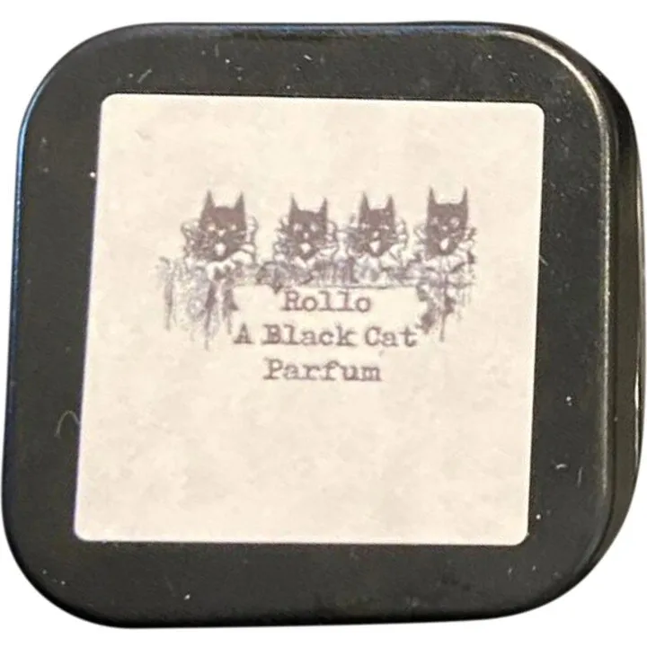 The Scented Djinn Rollo - A Black Cat perfume bottle