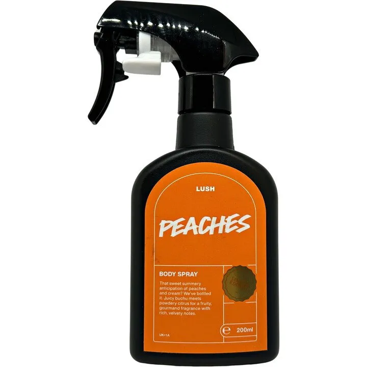 Lush Peaches parfüm şişesi