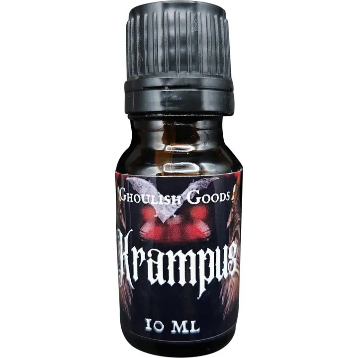 Ghoulish Goods Krampus perfume bottle