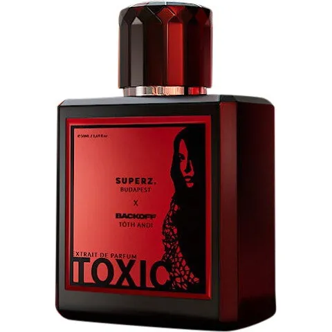 Superz. Toxic parfüm şişesi