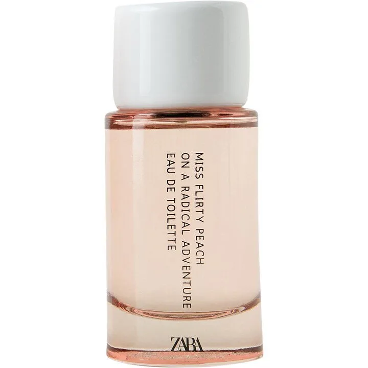 Zara Miss Flirty Peach on a Radical Adventure perfume bottle