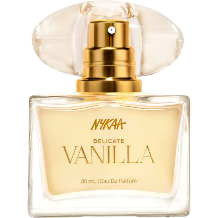 Nykaa Delicate Vanilla parfüm şişesi