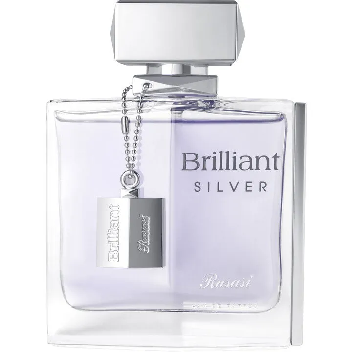 Rasasi Brilliant Silver perfume bottle