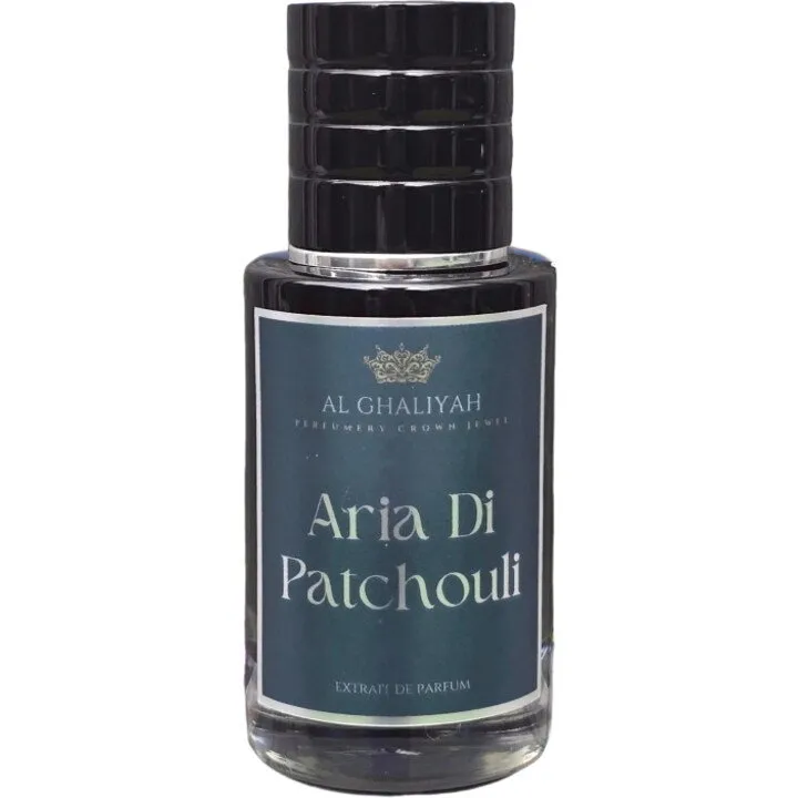 Al Ghaliyah Aria di Patchouli parfüm şişesi
