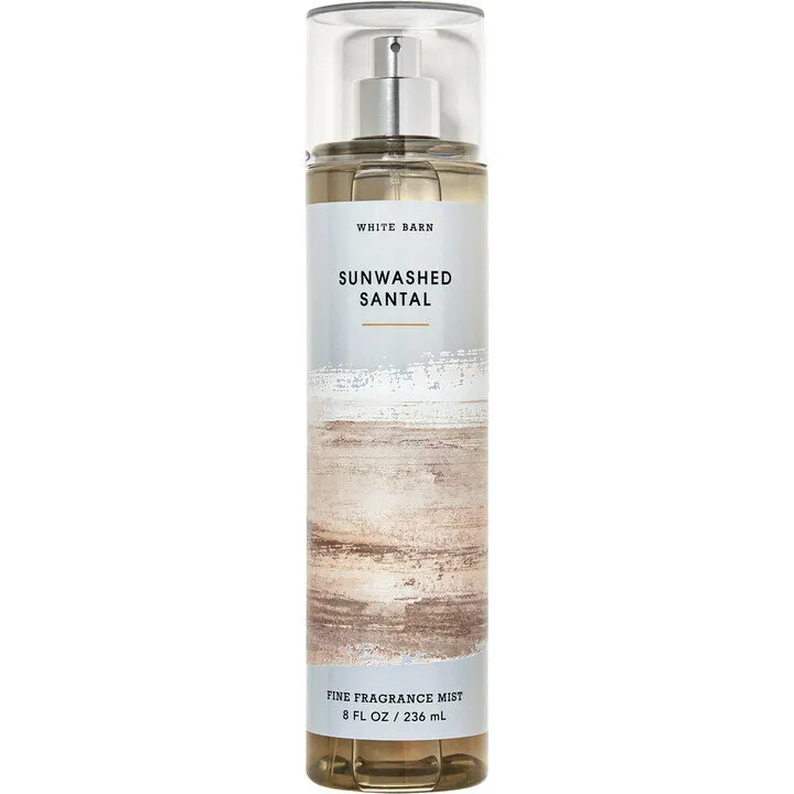Bath & Body Works Sunwashed Santal perfume bottle